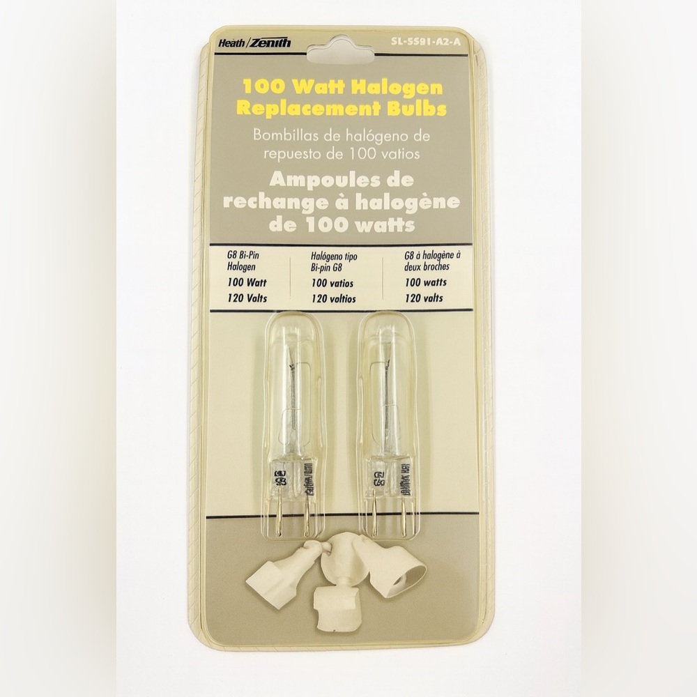 🔆 100 Watt Halogen Replacement Bulbs – G8 Bi-Pin, 120V (Twin Pack)